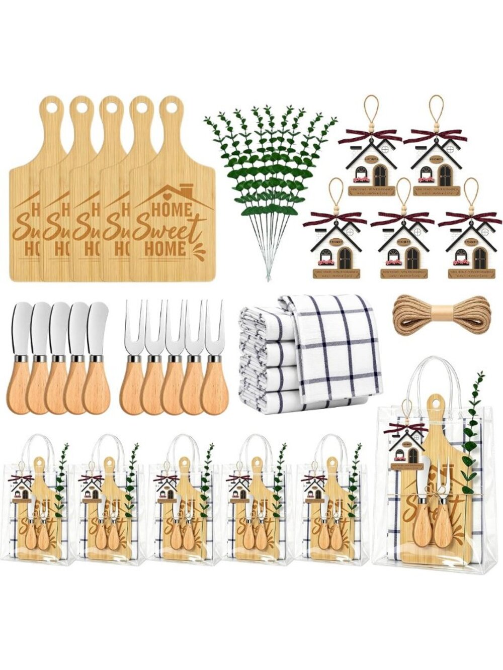 41 Pcs Housewarming Gift Set - Perfect Move-In Gifts for New Apartments